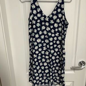 Navy Dress with flowers